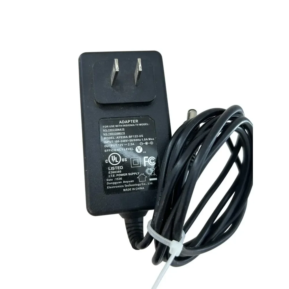 Insignia NS-19D220NA16 12V 2.5A TV Power Adapter AY030A-BF122-US